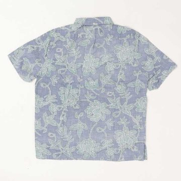 reynspooner レインスプーナー　126-6166 CLASSIC　PAREAU PO 0196）BLUE　HORIZON 半袖　アロハシャツの画像