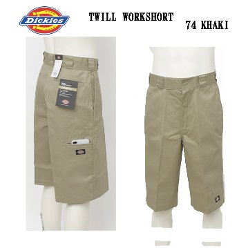 Dickies ディッキーズ 42283 twill work short ツイル ワーク ショートパンツ メンズ 短パン 半ズボン の画像