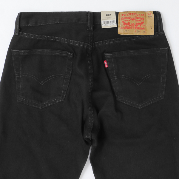 LEVI’S リーバイス 501 USAインポート製品 股下91cm L36 脚長 オリジナルフィット  00501-06 60）BLACK　メンズの画像