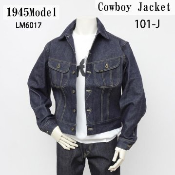 101-J　1945モデル　Cowboy　Jacket　LM6017　89）Nonwash　ドーナツボタン仕様　の画像