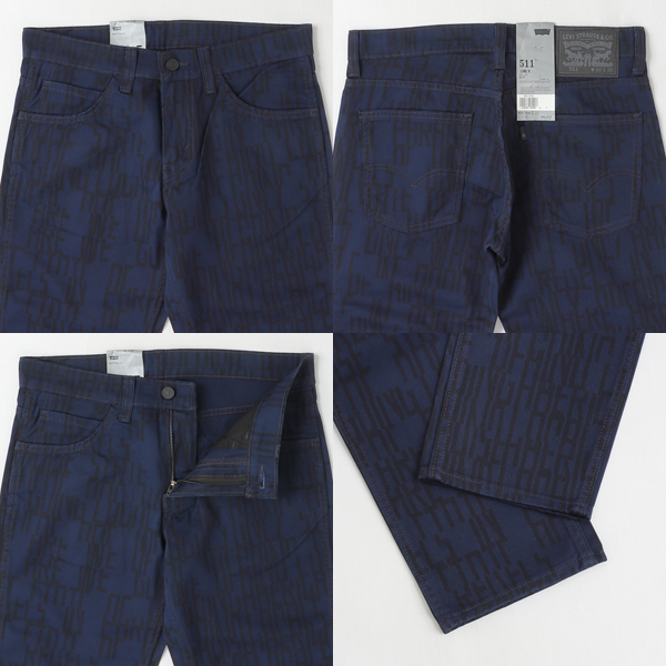 LEVI'S リーバイス 511 84511-01 メンズ パンツ スリム 42)PT GRAPHIC FADED NAVY L8  の画像