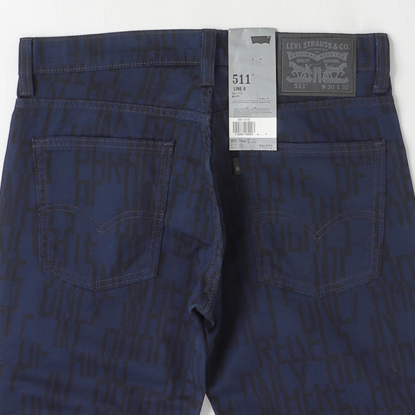LEVI'S リーバイス 511 84511-01 メンズ パンツ スリム 42)PT GRAPHIC FADED NAVY L8  の画像