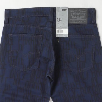 LEVI'S リーバイス 511 84511-01 メンズ パンツ スリム 42)PT GRAPHIC FADED NAVY L8  の画像