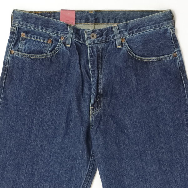 Levi‘s リーバイス 502 レギュラーストレート メンズ ジーンズ Yellow イエローステッチ L33 502-0033の画像