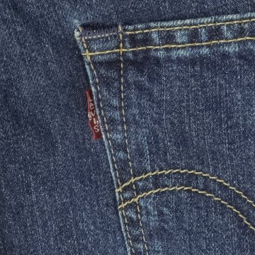Levi‘s リーバイス 502 レギュラーストレート メンズ ジーンズ Yellow イエローステッチ L33 502-0033の画像