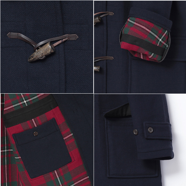McGREGOR(マグレガー)メンズ 　ダッフルコート　119129601　/アメカジ　ネイビー　キャメルの画像