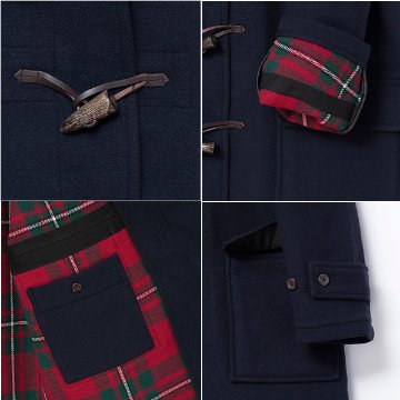 McGREGOR(マグレガー)メンズ 　ダッフルコート　119129601　/アメカジ　ネイビー　キャメルの画像