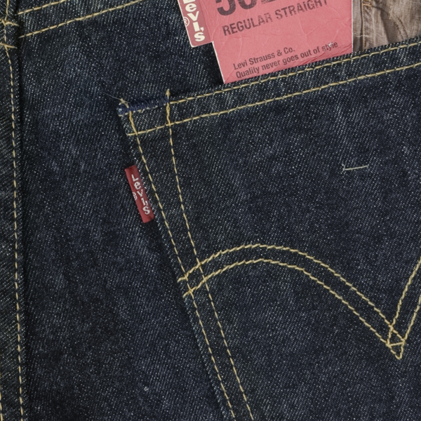 Levi‘s リーバイス 502 レギュラーストレート メンズ ジーンズ Yellow イエローステッチ 00502-0303の画像