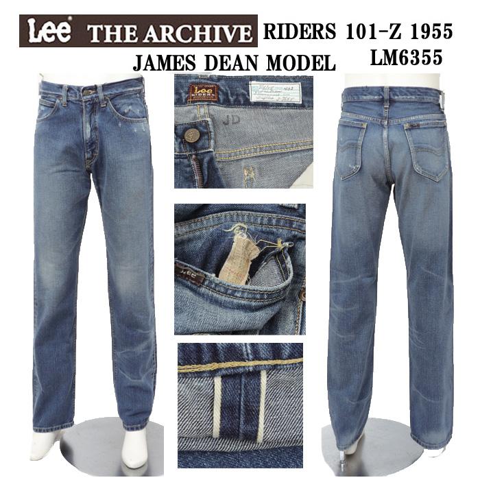 Lee アーカイブ 1955モデル　 LM6355  46)USED  Riders101-Z　ジェームズディ-ンモデル  Left Hand　Selvedge　Denim の画像