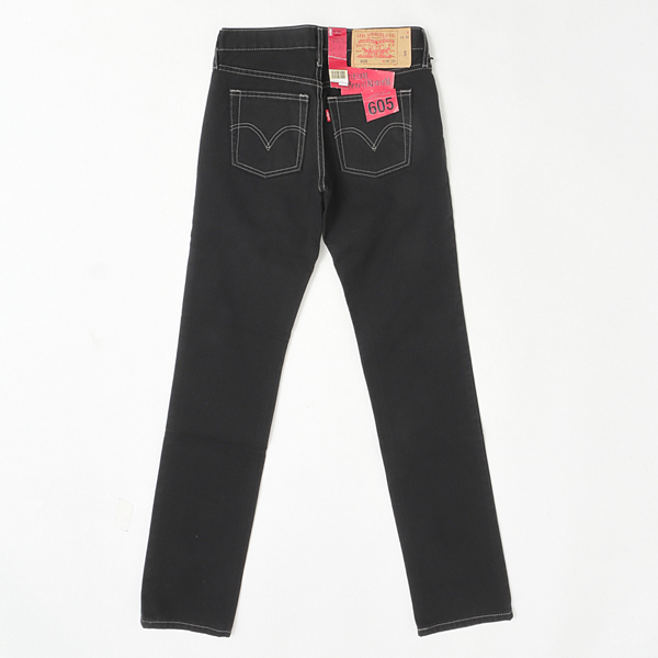 リーバイス LEVI'S  605 ジーンズ original pencil straight ブラック 後染め deadstock デッドストック メンズ の画像