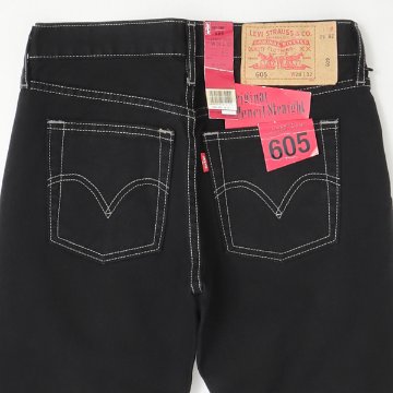 リーバイス LEVI'S  605 ジーンズ original pencil straight ブラック 後染め deadstock デッドストック メンズ の画像