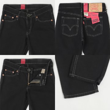 リーバイス LEVI'S  605 ジーンズ original pencil straight ブラック 後染め deadstock デッドストック メンズ の画像