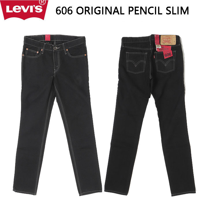 リーバイス LEVI'S  606 ジーンズ original pencil straight ブラック 後染め deadstock デッドストック メンズ の画像