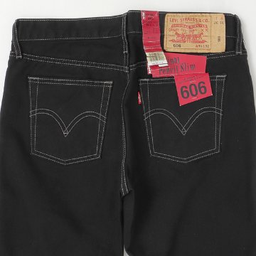 リーバイス LEVI'S  606 ジーンズ original pencil straight ブラック 後染め deadstock デッドストック メンズ の画像