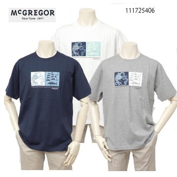 マッグレガー 111725406 カジキモチーフTee 綿100％　メンズ　紳士　Tシャツ　の画像