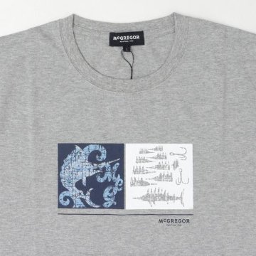 マッグレガー 111725406 カジキモチーフTee 綿100％　メンズ　紳士　Tシャツ　の画像