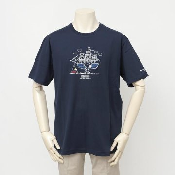 マッグレガー 113725402 PEANUTS　Tee スヌーピー＆ウッドストック 綿100％　メンズ　紳士　Tシャツ　の画像