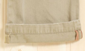 EDWIN エドウィン K505Z VINTAGE ヴィンテージ チノ トラウザー ワイド ストレート セルビッチ メンズ 日本製 の画像