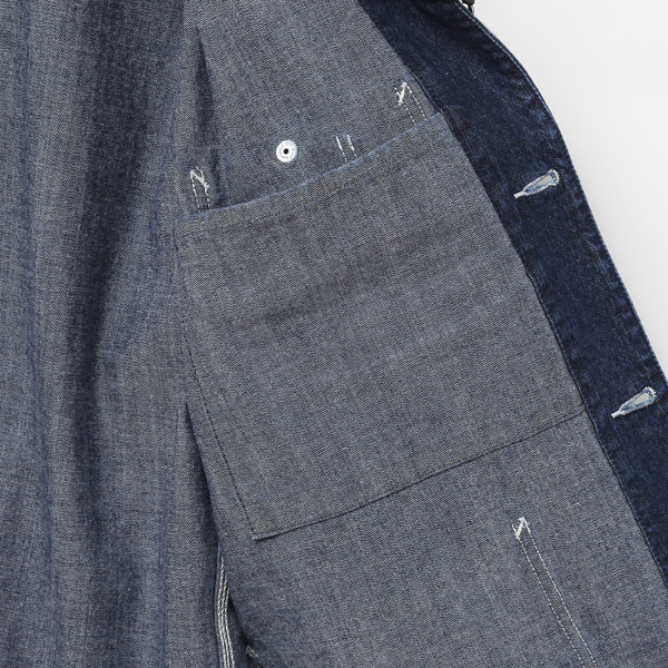 Lee DUNGAREES ロコジャケット LT0659 136)濃色ユーズド メンズ ジャケット アウター の画像