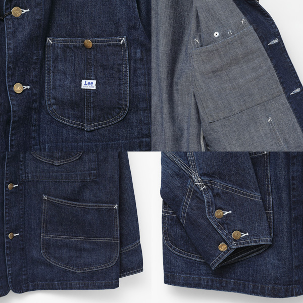 Lee DUNGAREES ロコジャケット LT0659 136)濃色ユーズド メンズ ジャケット アウター の画像