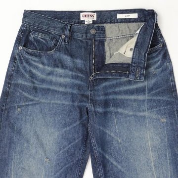 GUESS ゲス M5YG51D5R0D GOHD　USED バギー メンズ デニム パンツ 太め ゆったり 股上深め の画像