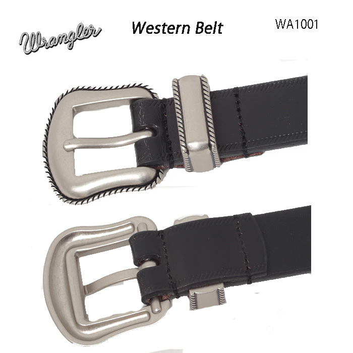 wrangler ラングラー wa1001 ベルト belt 牛革 ウエスタンベルト 日本製 Weastern Belt レザーの画像