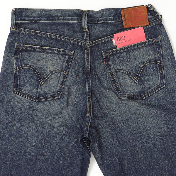 Levi's リーバイス 502 ストレート メンズ ジーパン 502-0321 L33 デッドストックの画像