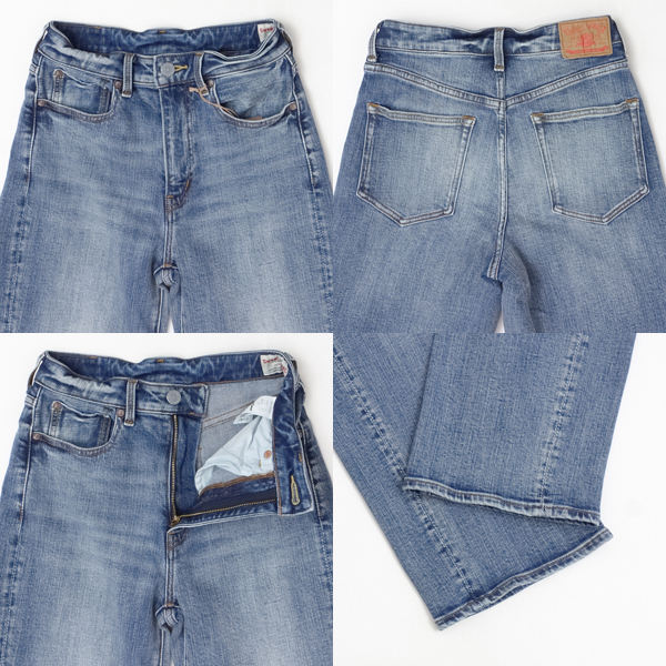 SWEETCAMEL スウィートキャメル SC-5504 ワイド ストレート WIDE STRAIGHT ヴィンテージストレッチデニム レディース  ボトムス の画像