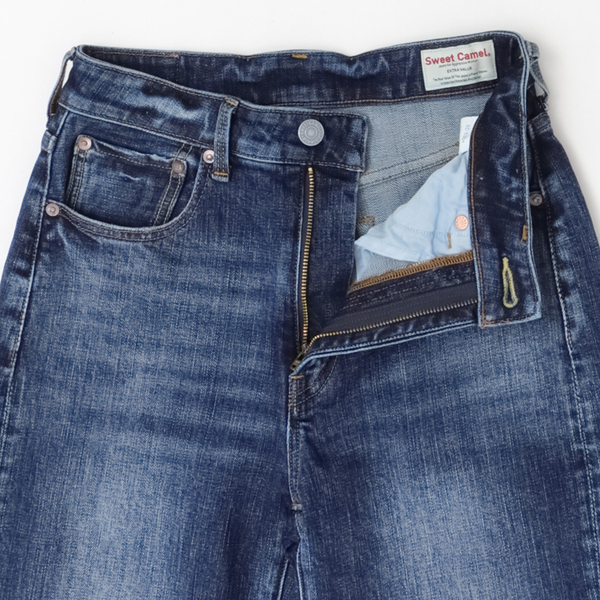 SWEETCAMEL スウィートキャメル SC-5504 ワイド ストレート WIDE STRAIGHT ヴィンテージストレッチデニム レディース  ボトムス の画像