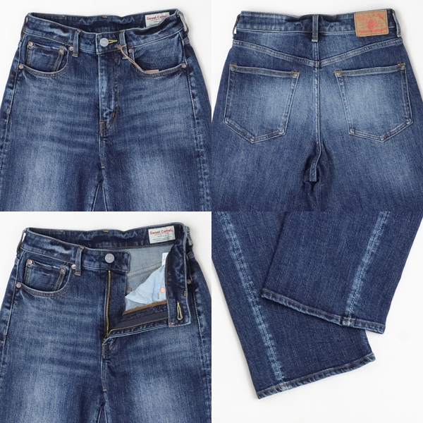 SWEETCAMEL スウィートキャメル SC-5504 ワイド ストレート WIDE STRAIGHT ヴィンテージストレッチデニム レディース  ボトムス の画像