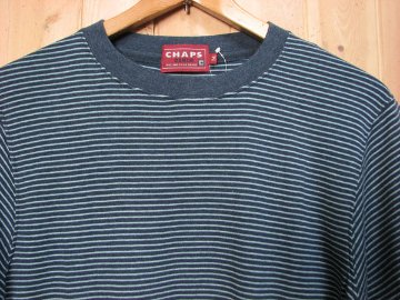 CHAPS 1627-3019 半袖 Tシャツ メンズ トップス ボーダーの画像