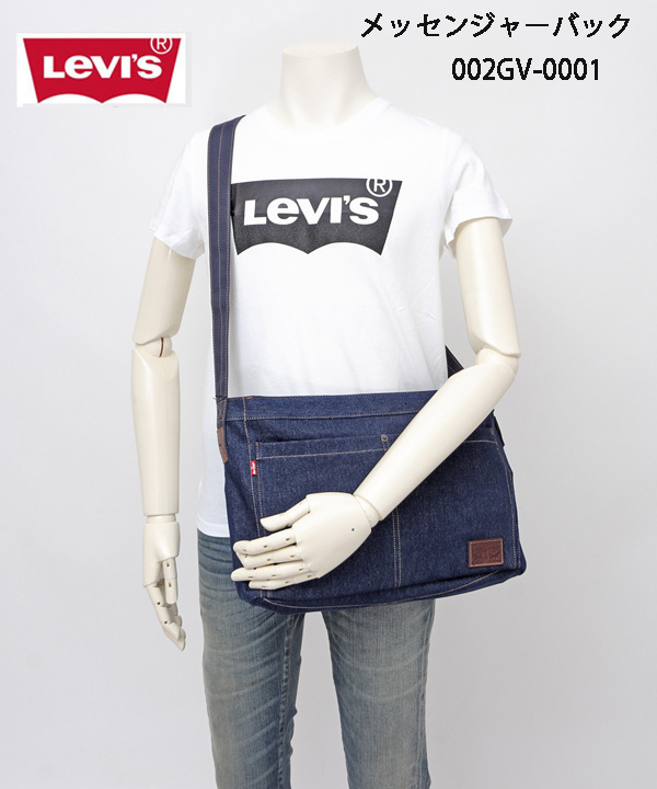 リーバイス LEVI'S 002GV-0001 メッセンジャーバッグ デニム生地 調節可能 の画像