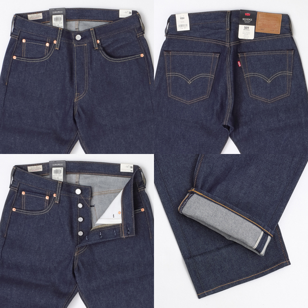 LEVI'S リーバイス 00501-3722 501 リジッド 未洗い ストレート セルビッジ デニム メンズ ジーンズ HUDSON SELVEDGE ジーパンの画像
