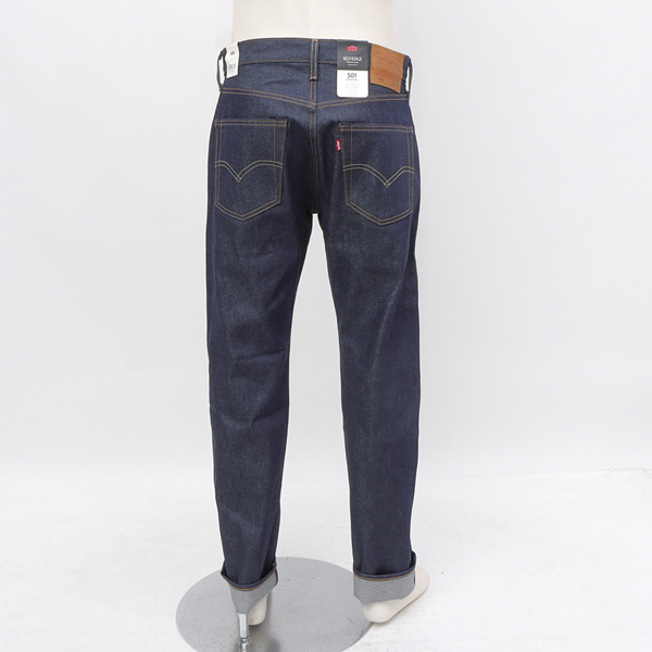 LEVI'S リーバイス 00501-3722 501 リジッド 未洗い ストレート セルビッジ デニム メンズ ジーンズ HUDSON SELVEDGE ジーパンの画像