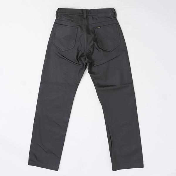 lee　Riders   レザーパンツ　LM9904　175）ブラック　LEATHER RIDERSPANTS 　革　ブラックの画像