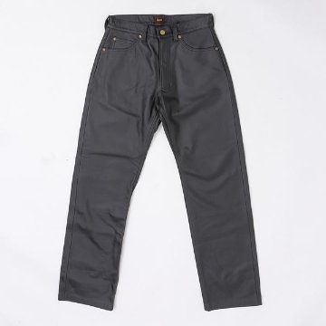 lee　Riders   レザーパンツ　LM9904　175）ブラック　LEATHER RIDERSPANTS 　革　ブラックの画像