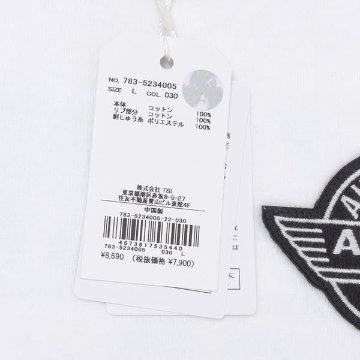 AVIREX アビレックス Tシャツ 半袖T メンズ 5234005 50周年記念Tシャツ HALF CENTURY ANNIV TEE半袖 トップス プリントT の画像