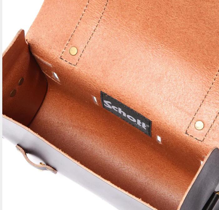 Schott ショット LEATHER TOOL BAG 782-5976006 牛革　09）Black　日本製の画像