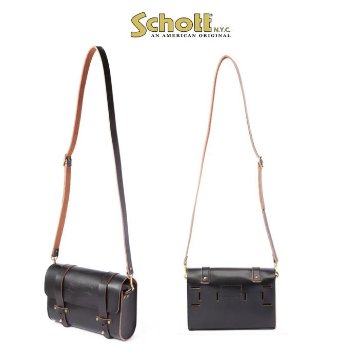 Schott ショット LEATHER TOOL BAG 782-5976006 牛革　09）Black　日本製の画像