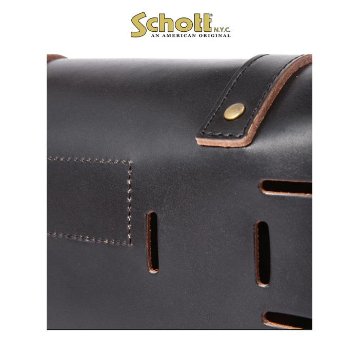 Schott ショット LEATHER TOOL BAG 782-5976006 牛革　09）Black　日本製の画像