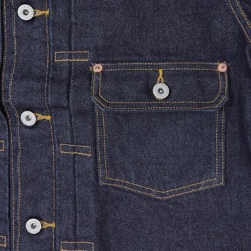 Schott ショット　ファーストタイプ 961J G-JKT FIRE PROOF DENIM  782-5952004  All sizeT-BAck 仕様　Gジャン　フラップポケットの画像
