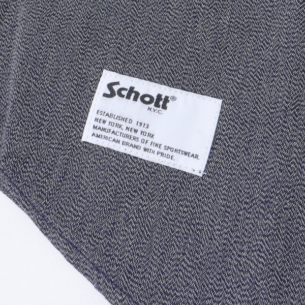 Schott ショット 5920003 COTTON COVERT SHIRT メンズ ワークシャツ シャンブレーシャツの画像