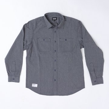 Schott ショット 5920003 COTTON COVERT SHIRT メンズ ワークシャツ シャンブレーシャツの画像