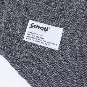 Schott ショット 5920003 COTTON COVERT SHIRT メンズ ワークシャツ シャンブレーシャツの画像