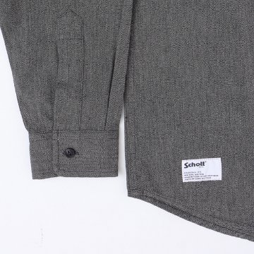 Schott ショット 5920003 COTTON COVERT SHIRT メンズ ワークシャツ シャンブレーシャツの画像