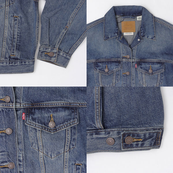 Lady Levi's 90S トラッカージャケット A1743 デニムジャケット 90年代風  レディース アウター ジャケット Gジャンの画像