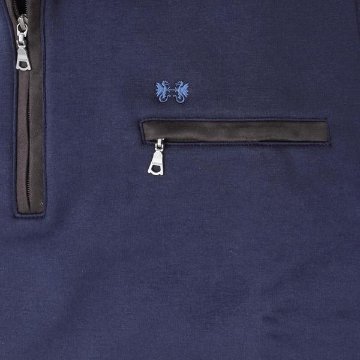 McGREGOR　マクレガー　裏起毛プルオーバー　ハーフジップ　トレーナー 111614802 紳士　スタンド衿起毛トレーナ＾の画像