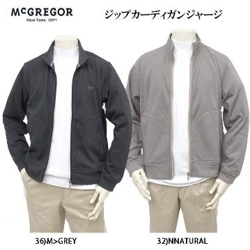 McGREGOR　マクレガー　裏フリース起毛ジップアップカーディガン トラックジャージ 111814801 の画像