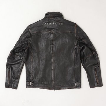 AVIREX アビレックス 5250012 SHEEP SKIN STAND RIDERS  レザー 羊革 メンズ アウター シープレザー の画像