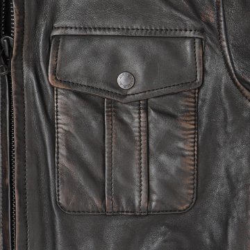 AVIREX アビレックス 5250012 SHEEP SKIN STAND RIDERS  レザー 羊革 メンズ アウター シープレザー の画像